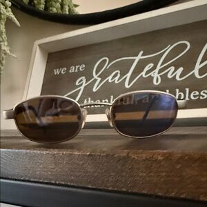 Revo Black and Silver Sunglasses Temple Arm